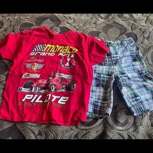 Boys shorts & shirt outfit Gymboree